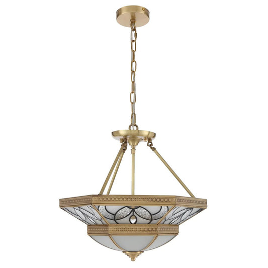 Orista CTC Pendant Light 6Lt in Brass - Mases LightingTelbix