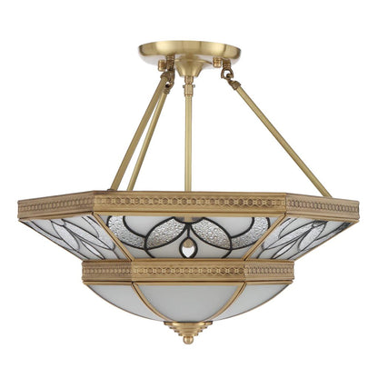 Orista CTC Pendant Light 6Lt in Brass - Mases LightingTelbix