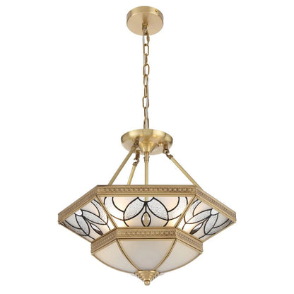 Orista CTC Pendant Light 6Lt in Brass - Mases LightingTelbix