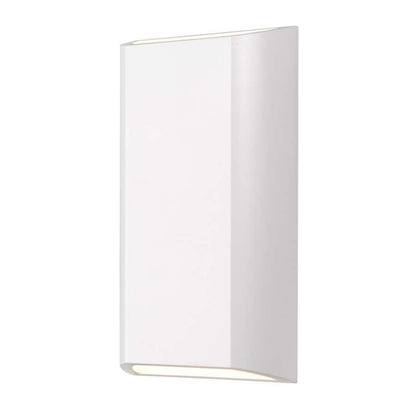Outdoor LED Up/Down Wall Light CCT 8w Black, Silver or White - Mases LightingTelbix