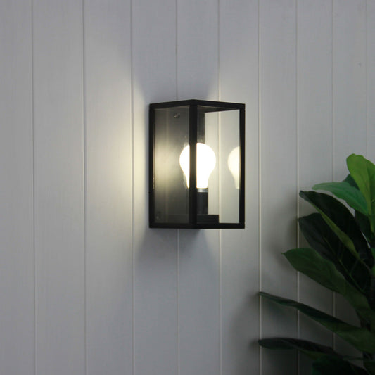 Pandora 1 Light Flush Wall Light Black - OL7843BK - Mases LightingOriel Lighting