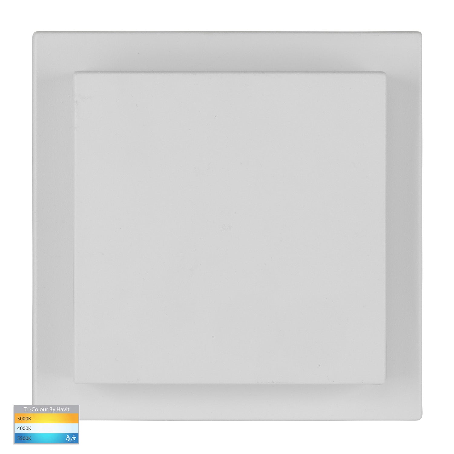 Pivot Square LED Wall Light TRI Colour 10w in Black/White Havit Lighting - HV3667T - Mases LightingHavit Lighting