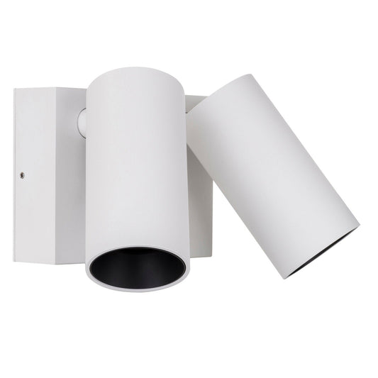 Revo Adjustable LED Wall Light 2Lt CCT w Sensor in Black or White Havit Lighting - HV3684T - Mases LightingHavit Lighting