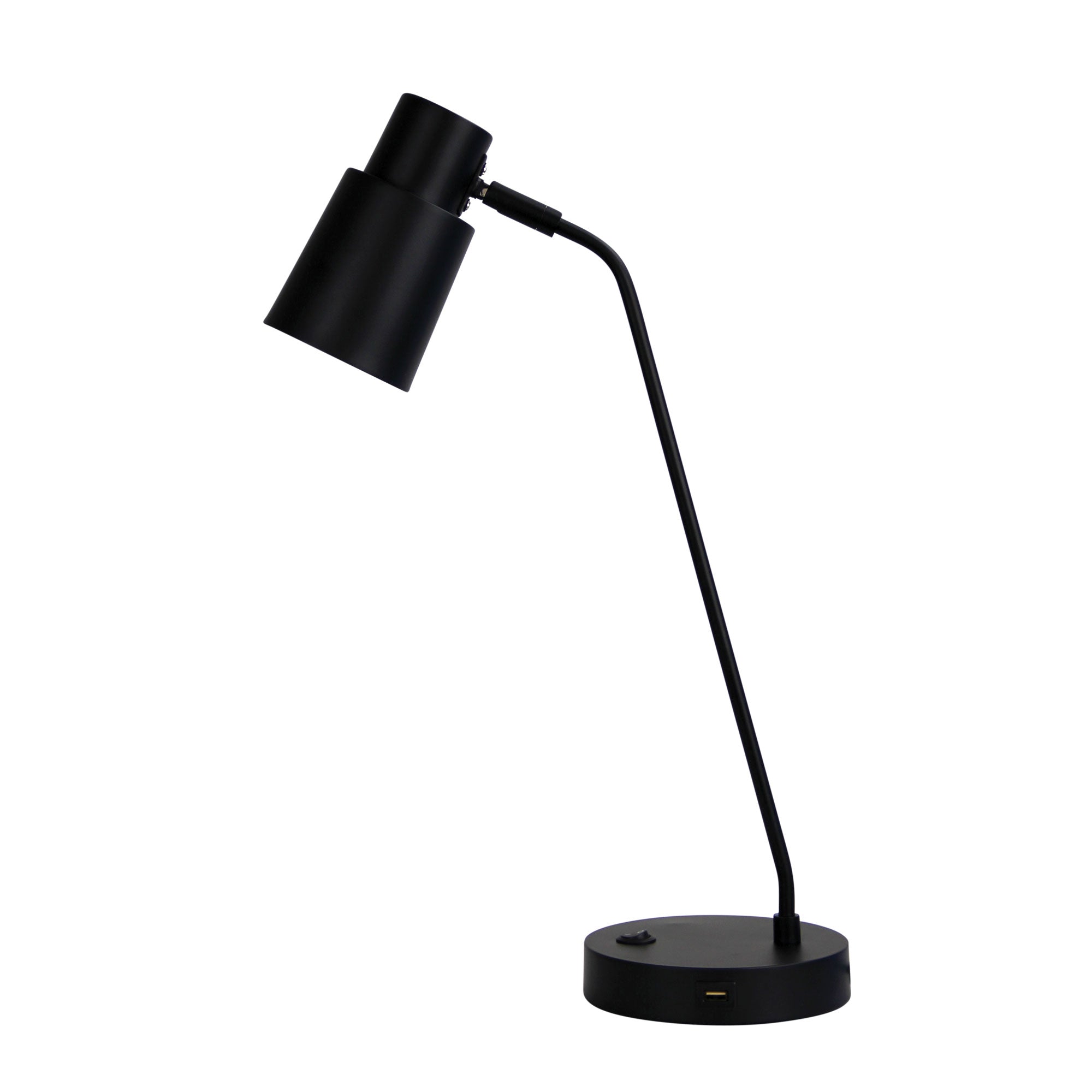 Rik Desk Lamp With USB Black - Mases LightingOriel Lighting