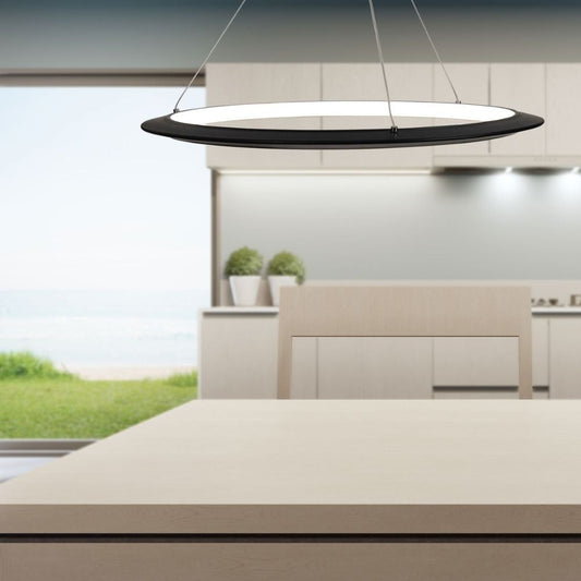 SATURN - 24W Tri-colour LED Dimmable Pendant Light - Mases LightingOriel Lighting