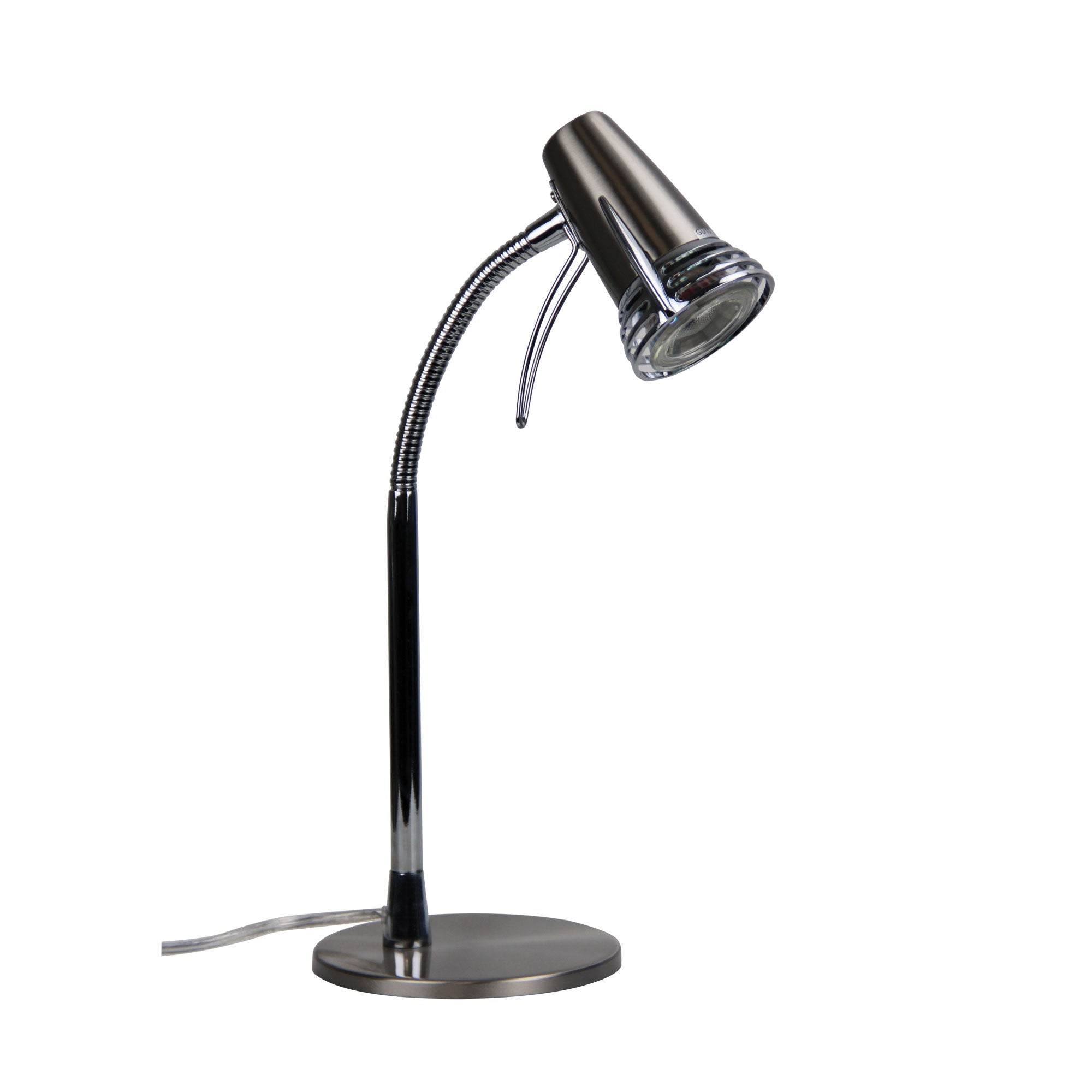 Scoot LED Desk Lamp Brushed Chrome