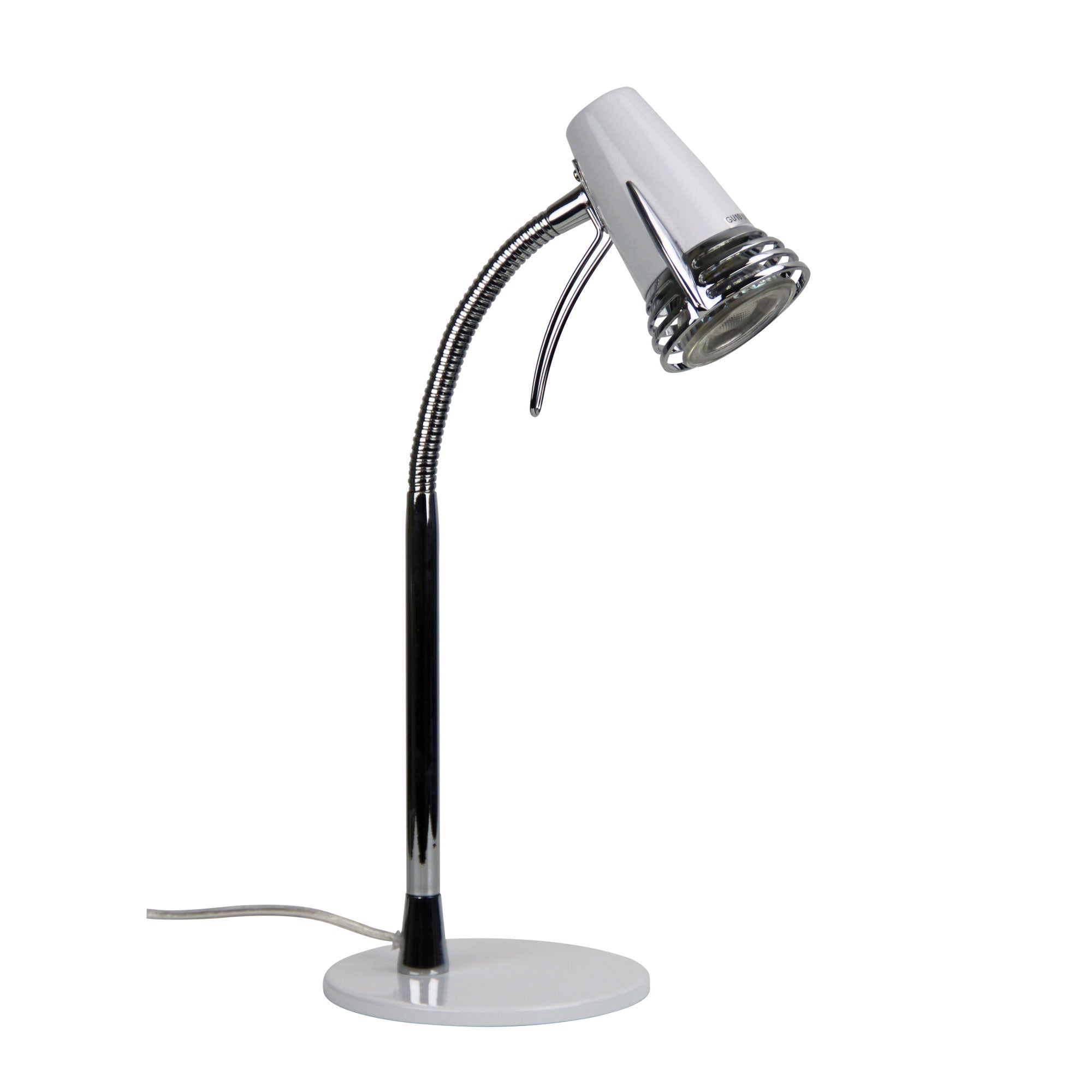 Scoot LED Desk Lamp White and Chrome - Mases LightingOriel Lighting