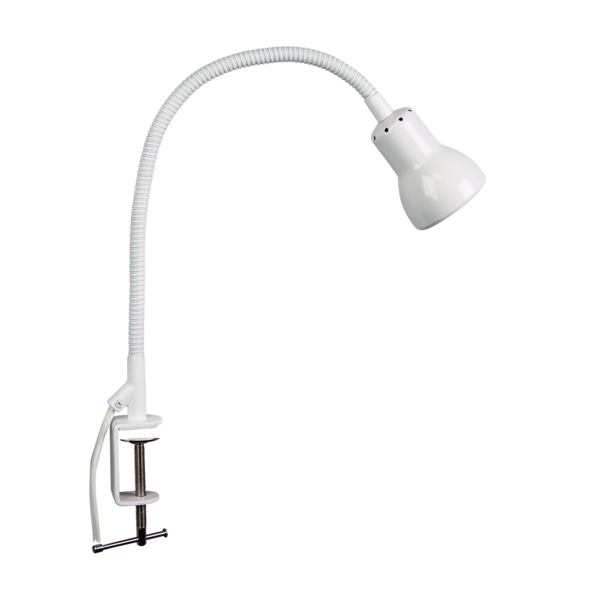 Scope Clamp Lamp White - Mases LightingOriel Lighting