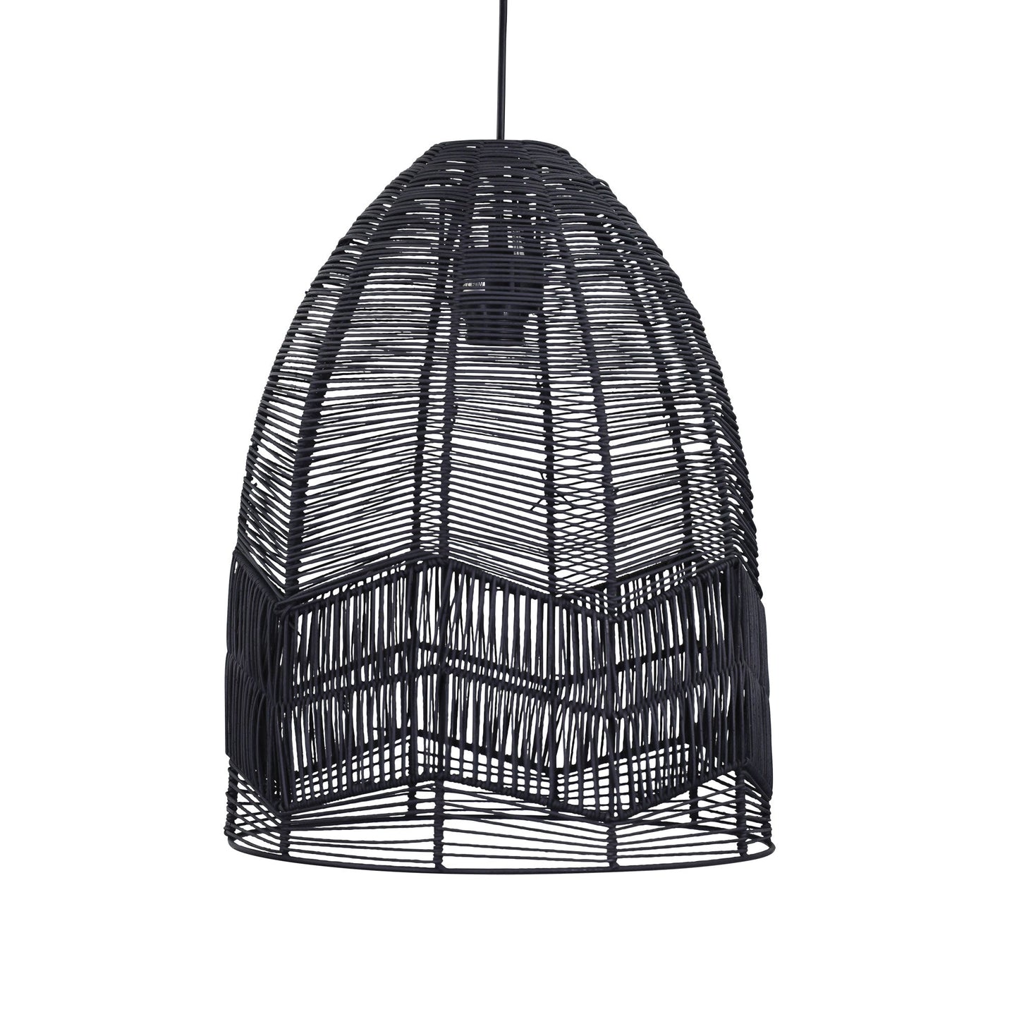Serang DIY Pendant Black Rattan Cane - OL64457BK - Mases LightingOriel Lighting