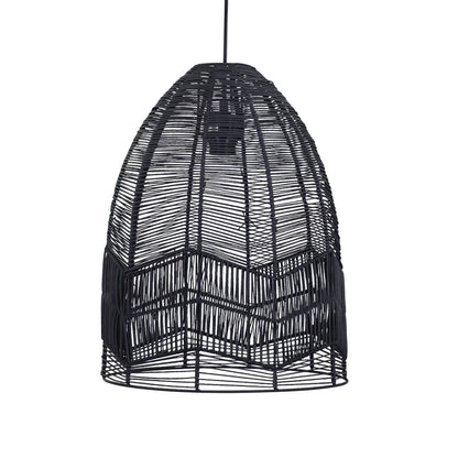 Serang DIY Pendant Black Rattan Cane - OL64457BK - Mases LightingOriel Lighting