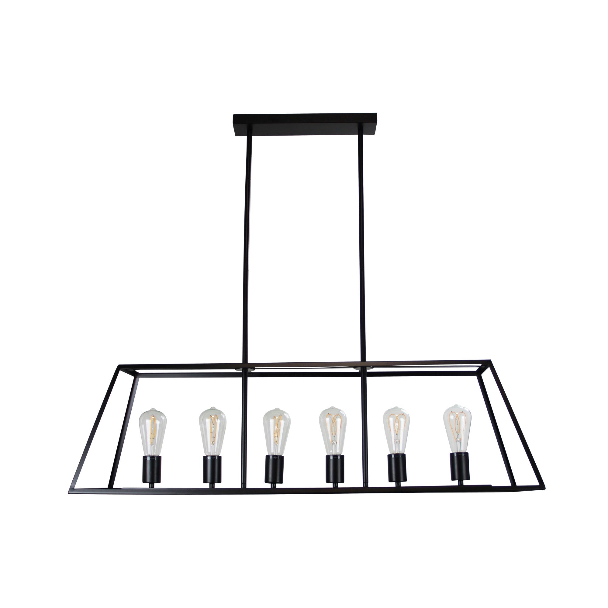 Southport 6 Light Pendant Black - SL66906BK - Mases LightingOriel Lighting