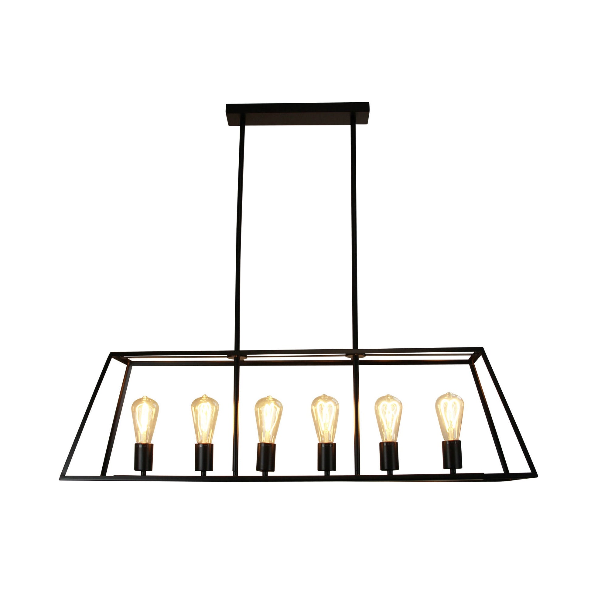 Southport 6 Light Pendant Black - SL66906BK - Mases LightingOriel Lighting
