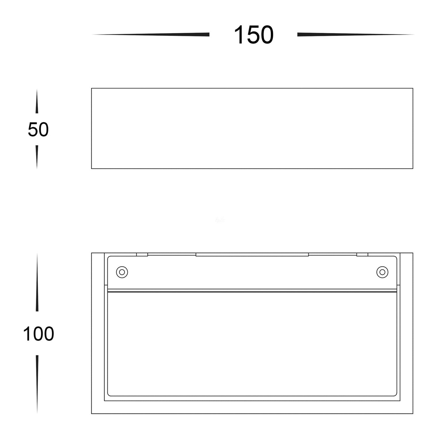 Sunrise Wall Light Plaster 150/200 LED White Havit Lighting - HV8069, HV8070 - Mases LightingHavit Lighting