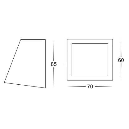 Taper Series LED Wall Light Wedge G4 in SS316/BLK/WHT/COP Havit Lighting - HV3608 - Mases LightingHavit Lighting