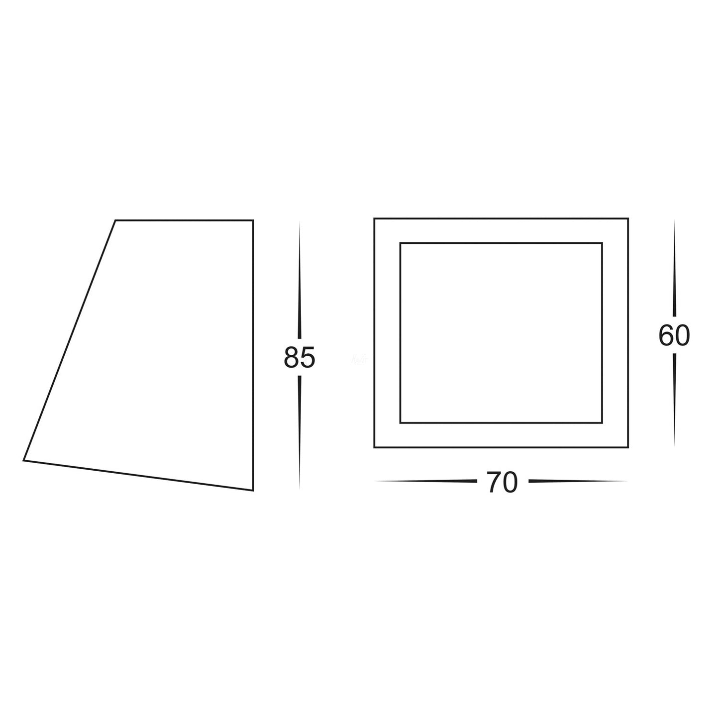 Taper Series LED Wall Light Wedge G4 in SS316/BLK/WHT/COP Havit Lighting - HV3608 - Mases LightingHavit Lighting