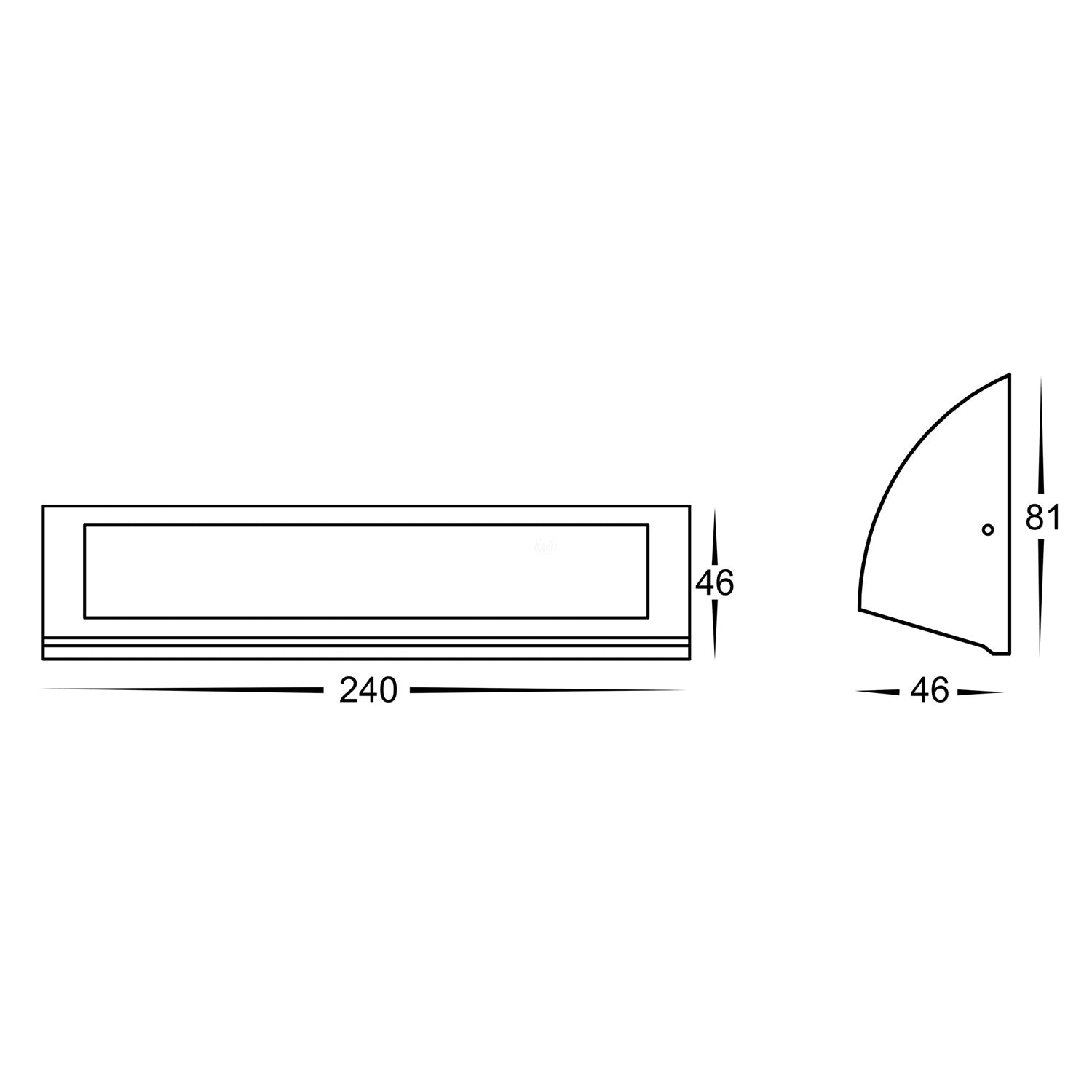 Taso LED Step Light TRI Colour in Black/White/Silver Havit Lighting - HV3272T-XXX-12V - Mases LightingHavit Lighting