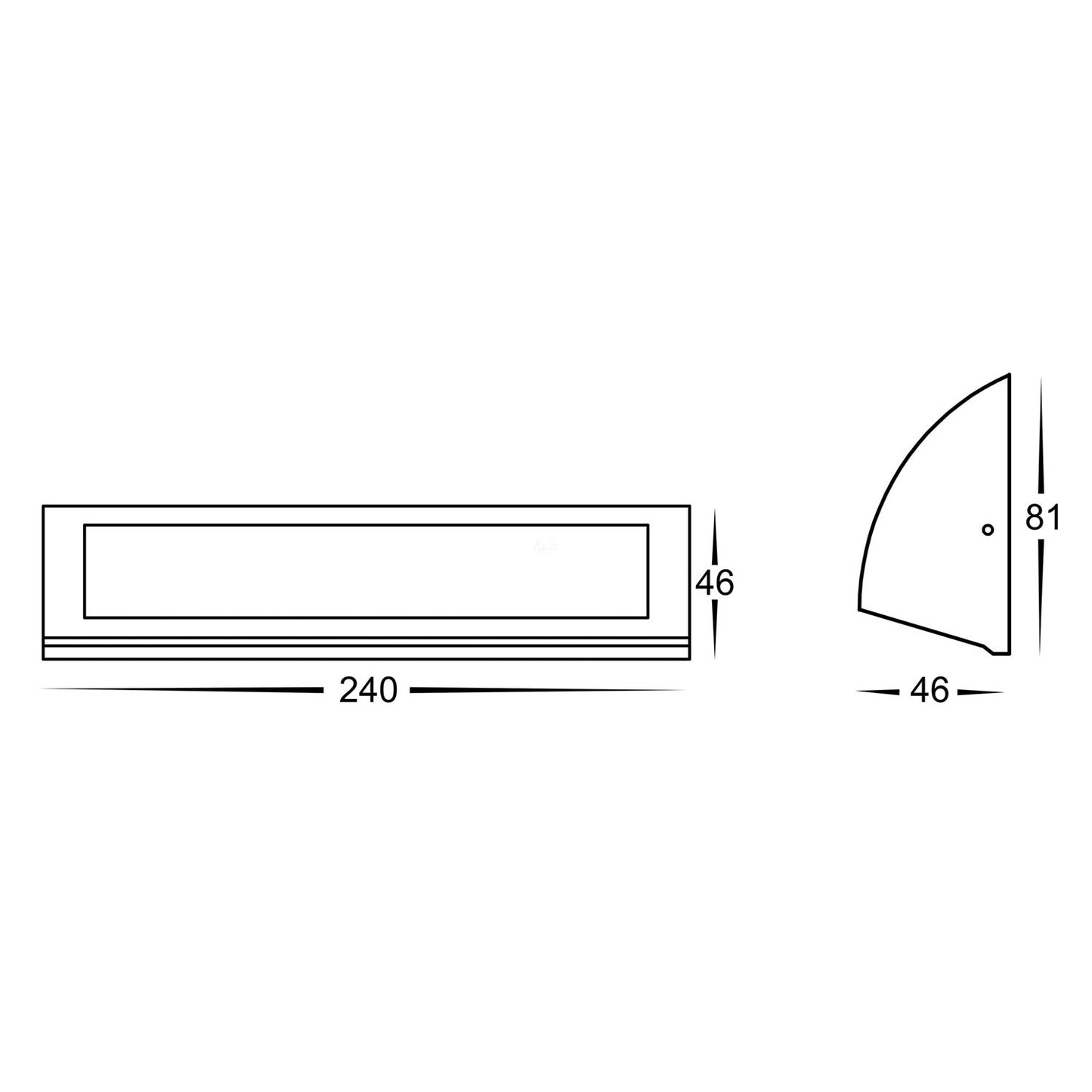Taso LED Step Light TRI Colour in Black/White/Silver Havit Lighting - HV3272T-XXX-12V - Mases LightingHavit Lighting
