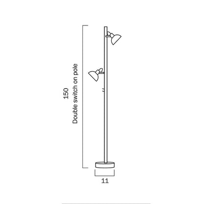 Telbix CARSON - 6W Floor Lamp - Mases LightingTelbix