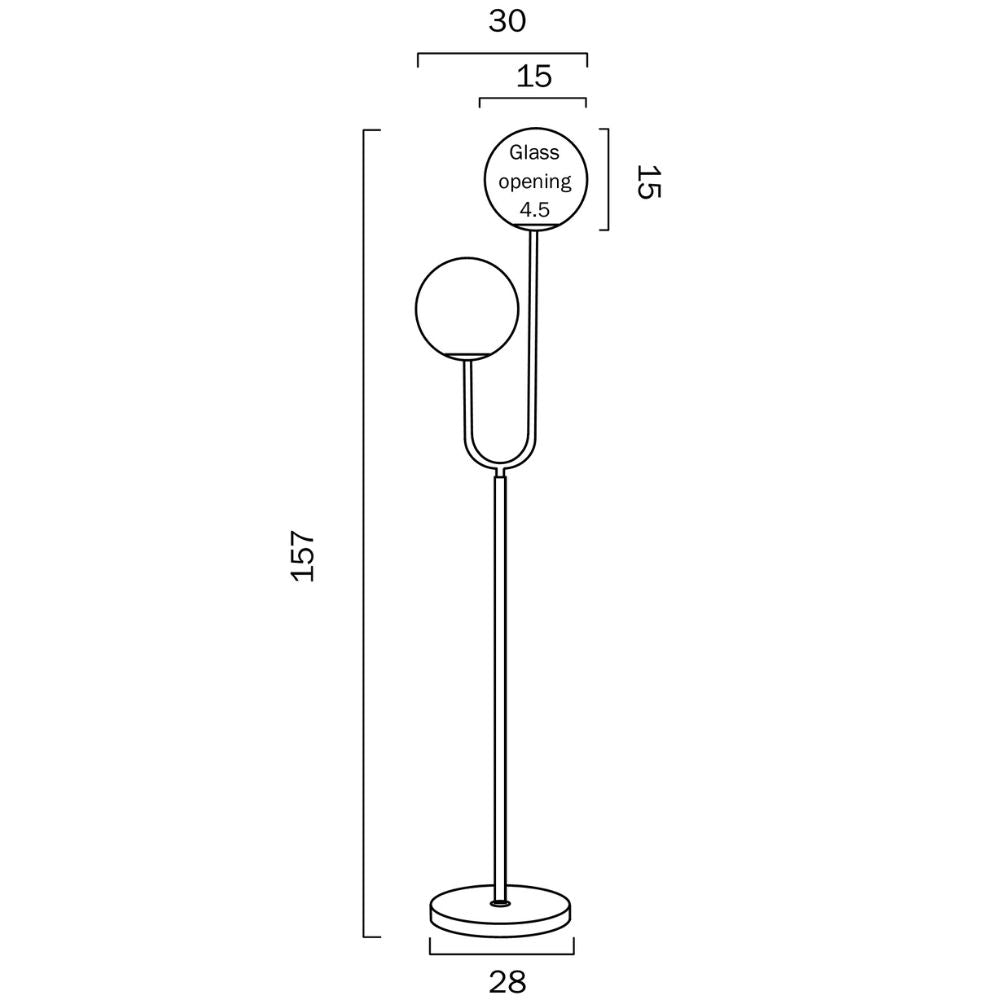 Telbix ETERNA - 25W Floor Lamp