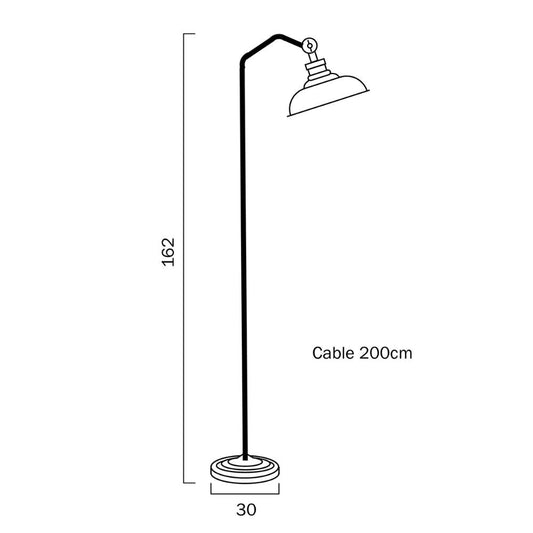 Telbix HERTEL - 25W Floor Lamp - Mases LightingTelbix
