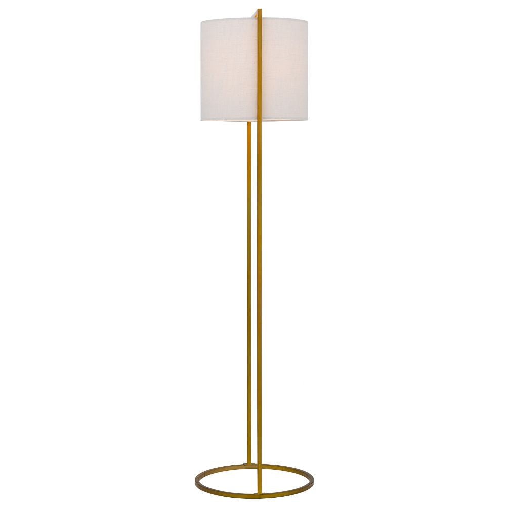 Telbix LOFTUS - Modern-Industrial Boxed Iron & Linen Floor Lamp - Mases LightingTelbix