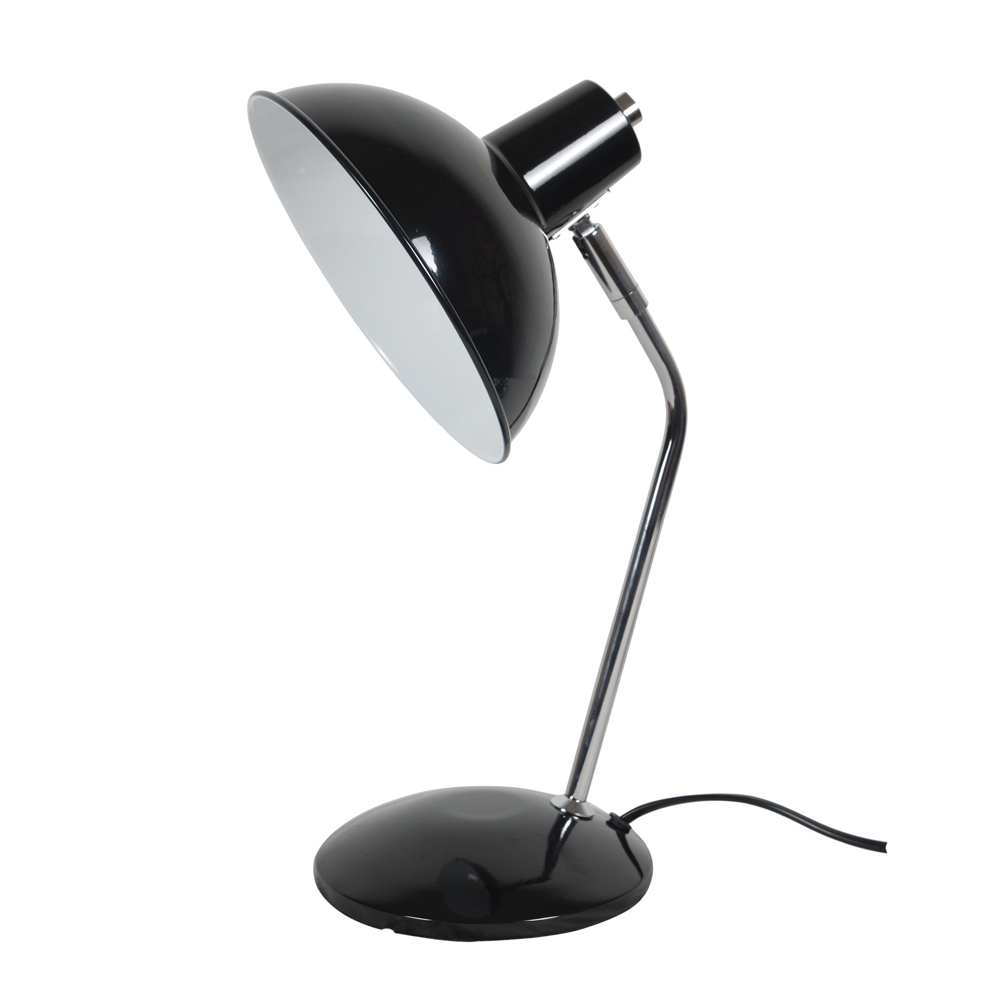 Thea Desk Lamp Black and Chrome - Mases LightingOriel Lighting
