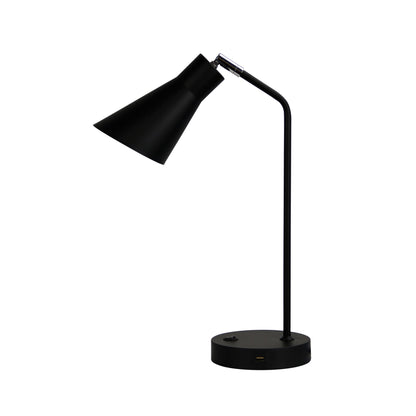 Thor Desk Lamp With USB Black - Mases LightingOriel Lighting