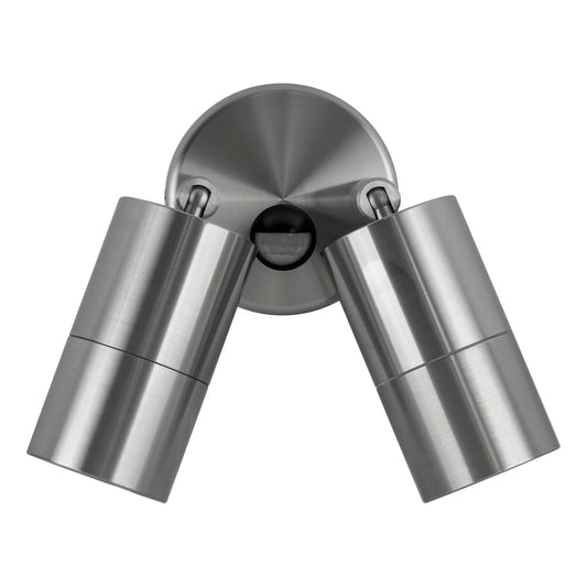 Tivah Double Adjustable Wall Pillar Light With Sensor CCT in 316 Stainless Steel Havit Lighting - HV1305T-PIR, HV1306T-PIR - Mases LightingHavit Lighting