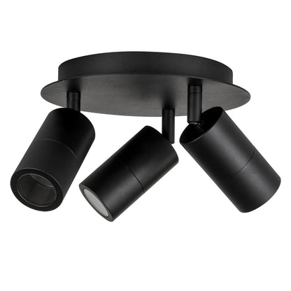 Tivah LED Ceiling Light Round/Bar CCT 3Lt in BLK/WHT/TTM Havit Lighting - HV4001T-3 - Mases LightingHavit Lighting
