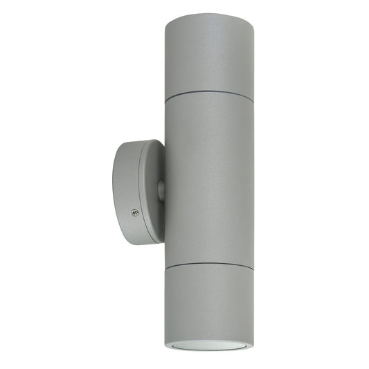 Tivah Matt Silver Up Down Wall Light Havit Lighting - HV1045T, HV1047GU10T, HV1047MR16T - Mases LightingHavit Lighting