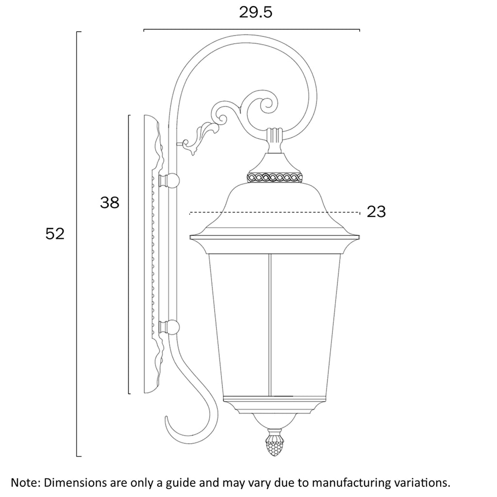 Tremont Outdoor Wall Light in Black - Mases LightingTelbix