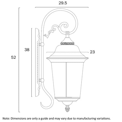 Tremont Outdoor Wall Light in Black - Mases LightingTelbix