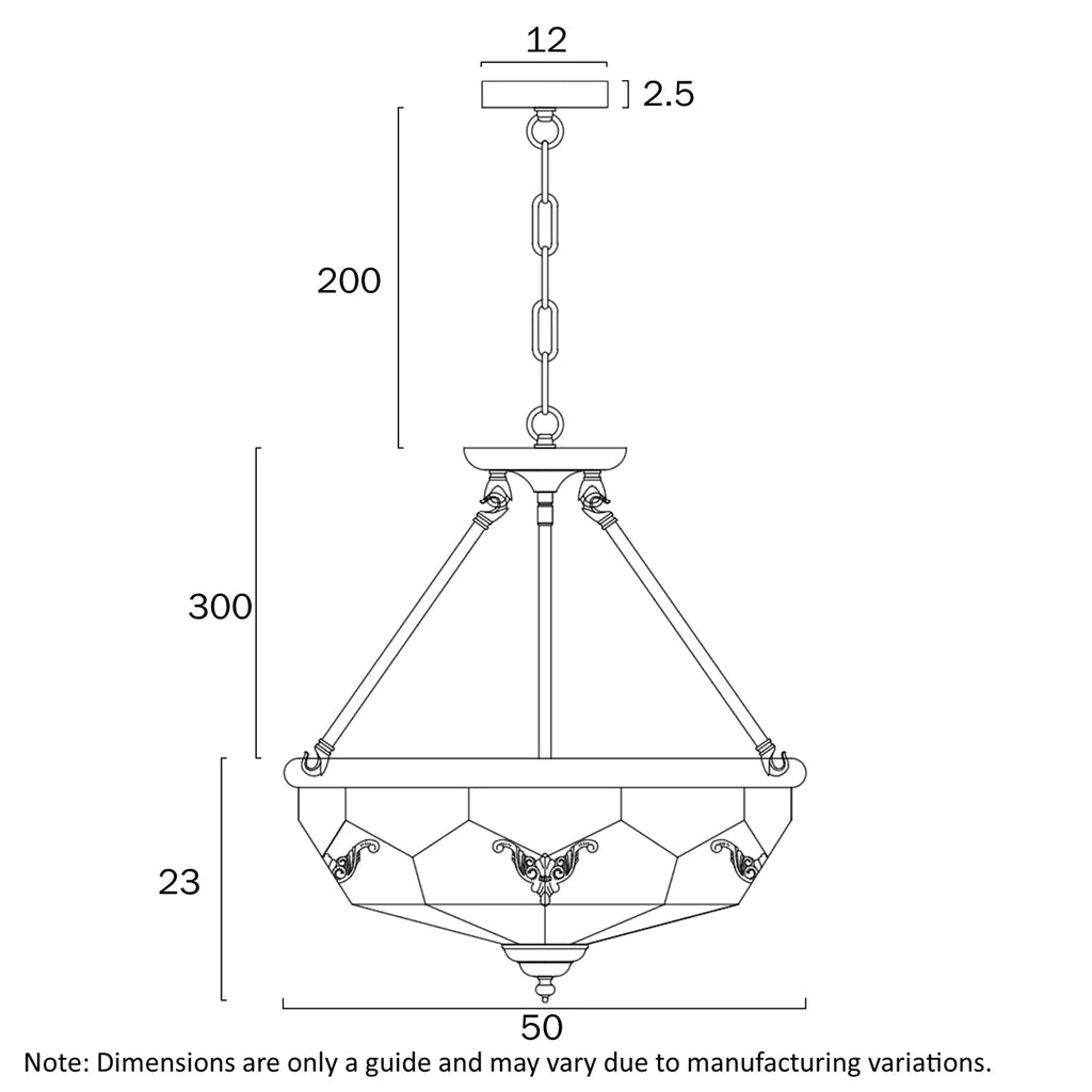 Valmont CTC Pendant Light 5Lt in Brass - Mases LightingTelbix