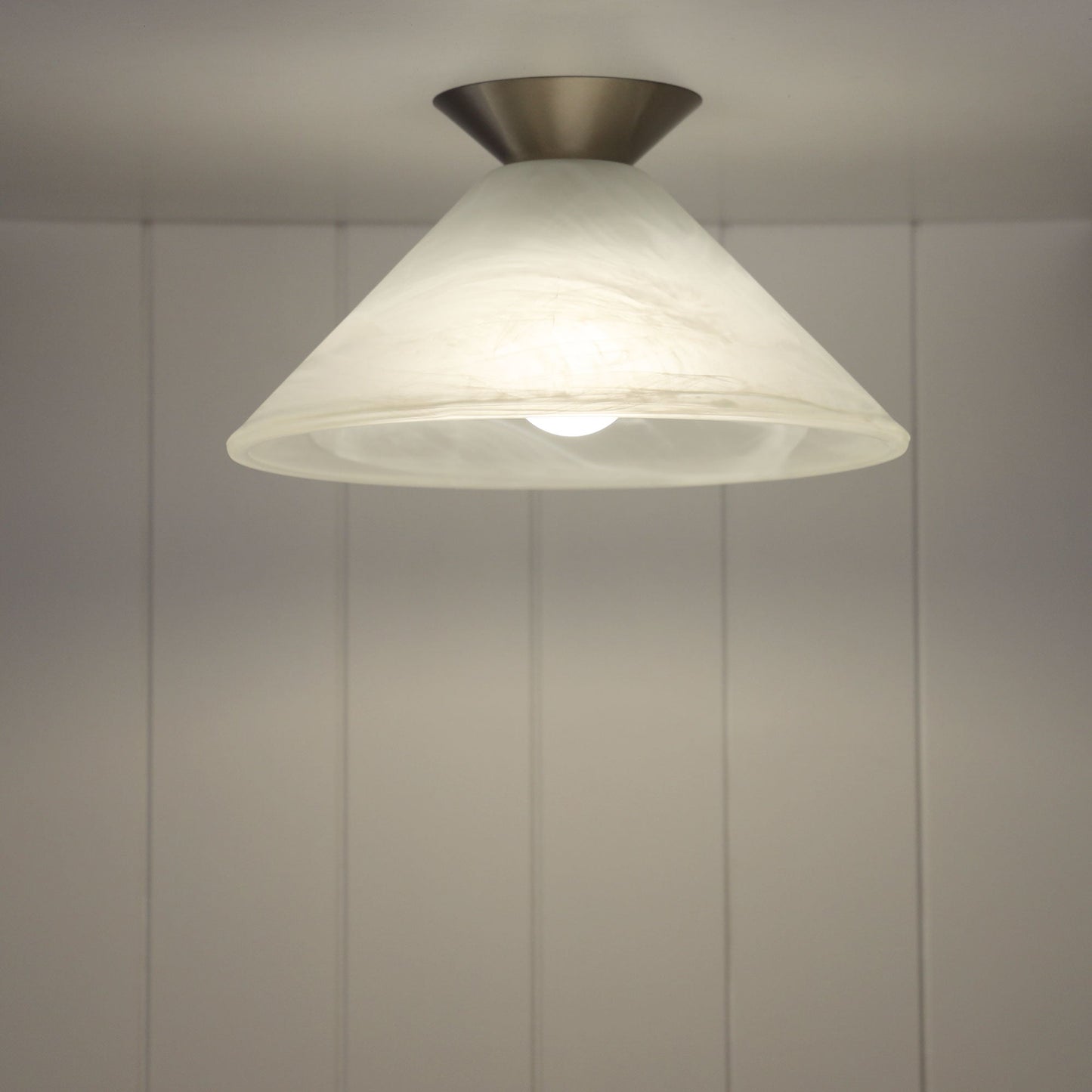 Vamp DIY Alabaster Glass DIY 290mm - Mases LightingOriel Lighting