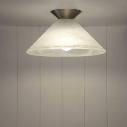 Vamp DIY Alabaster Glass DIY 290mm - Mases LightingOriel Lighting