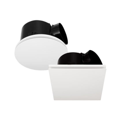 Ventair AIRBUS-200/250 - Round/Square Low Profile Exhaust Fan - Mases LightingVentair