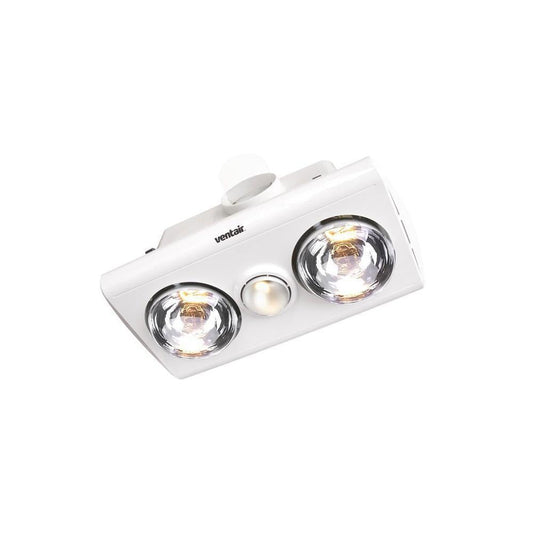 Ventair KLEIN-2 - 3-in-1 Bathroom Unit Heat Light & Exhaust - Mases LightingVentair