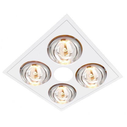 Ventair MYKA-4 - 3-in-1 Slimline Bathroom Heater Light & Exhaust Unit - Mases LightingVentair