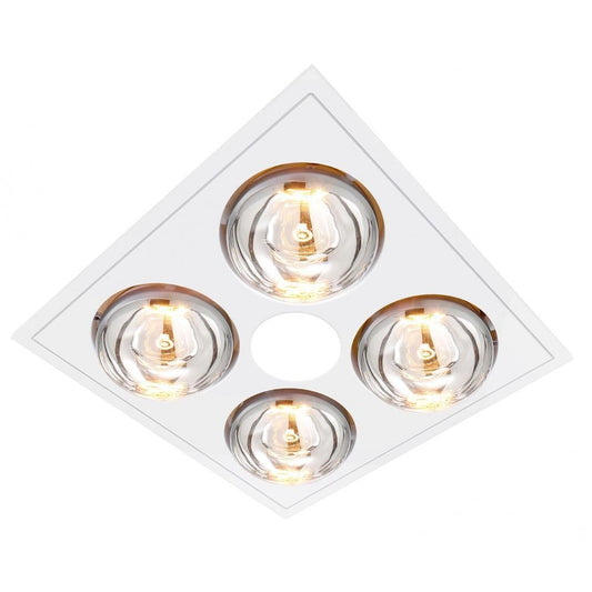 Ventair MYKA-4 - 3-in-1 Slimline Bathroom Heater Light & Exhaust Unit - Mases LightingVentair