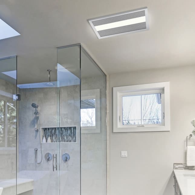 Ventair SAHARA 4-In-1 High Performance Bathroom Fan, Heater, LED Light & Exhaust Fan Unit - Mases LightingVentair