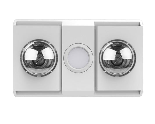 Ventair SIERRA-2 - 3-In-1 Bathroom Unit Heat Light & Exhaust - Mases LightingVentair