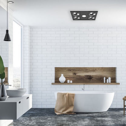 Ventair SIERRA-4 - 3-In-1 Bathroom Unit Heat Light & Exhaust - Mases LightingVentair
