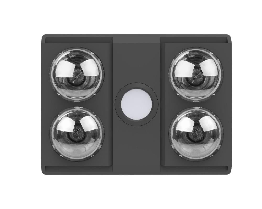 Ventair SIERRA-4 - 3-In-1 Bathroom Unit Heat Light & Exhaust - Mases LightingVentair