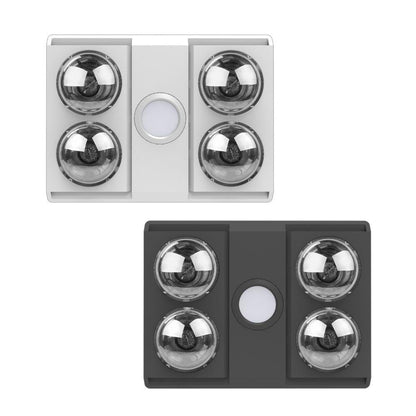 Ventair SIERRA-4 - 3-In-1 Bathroom Unit Heat Light & Exhaust - Mases LightingVentair