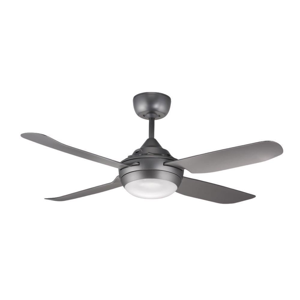Ventair SPINIKA-48-LIGHT - 4 Blade 1220mm 48" AC Ceiling Fan With 20W Colour Changeable LED Light - Mases LightingVentair