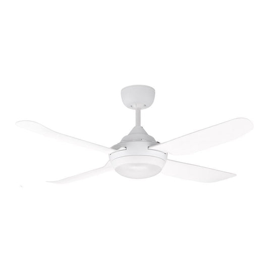 Ventair SPINIKA-48-LIGHT - 4 Blade 1220mm 48" AC Ceiling Fan With 20W Colour Changeable LED Light - Mases LightingVentair