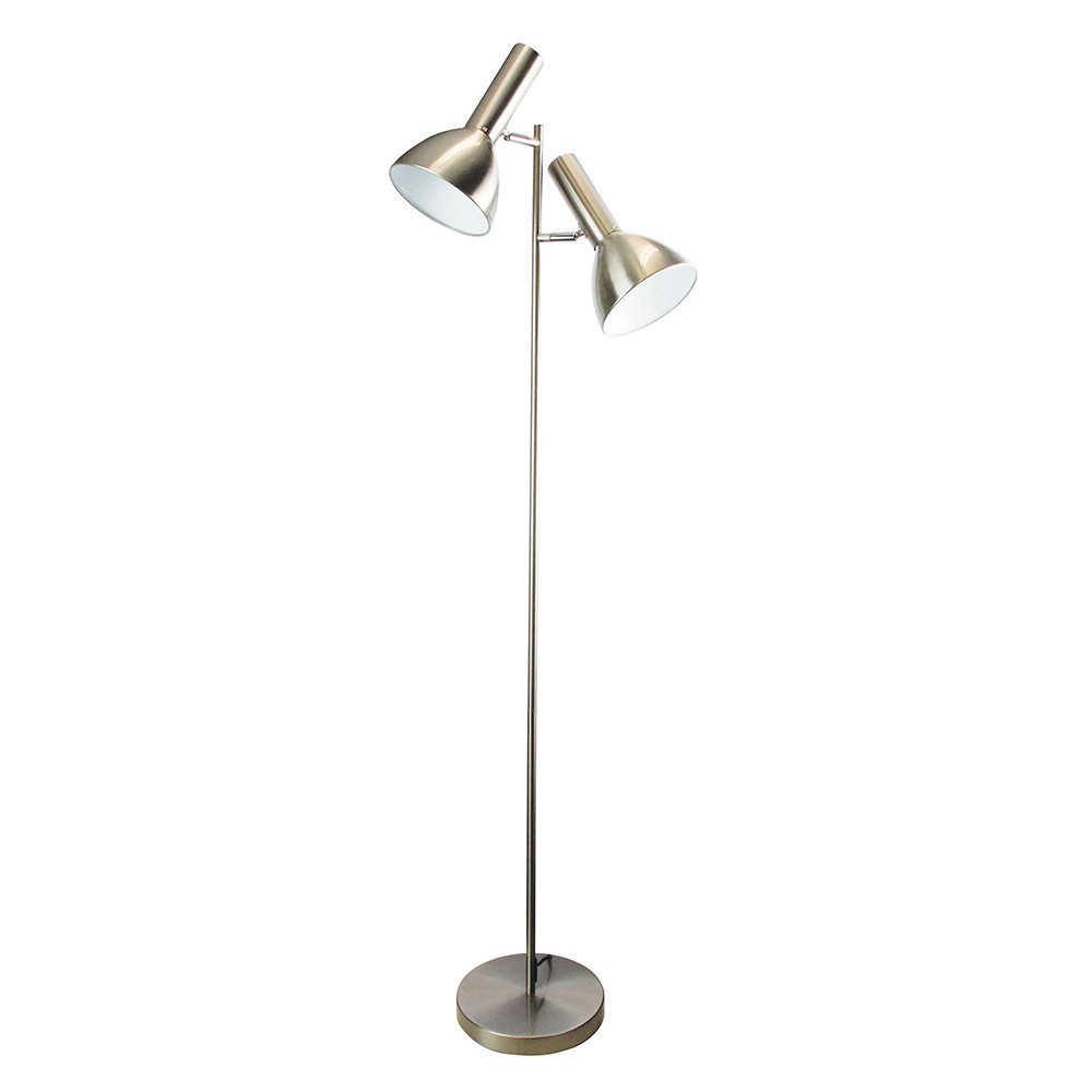 Vespa 2 Light Floor Lamp Brushed Chrome - SL98572BC - Mases LightingOriel Lighting