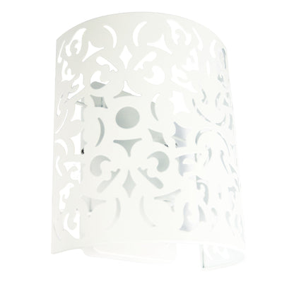 Vicky 1 Light Wall Light Matt White - Mases LightingOriel Lighting