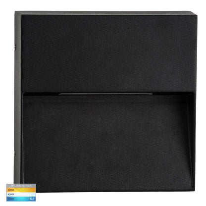 Virsma LED Step Light Square Tri-Colour in Black/White Havit Lighting - HV3276T-BLK, HV3276T-WHT - Mases LightingHavit Lighting