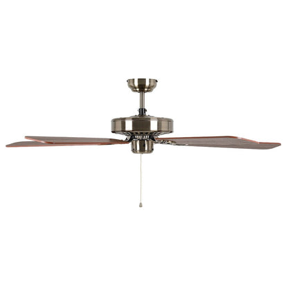 Waikiki 52" AC Fan Antique Bronze / Walnut Blades - 20518109 - Mases LightingEglo